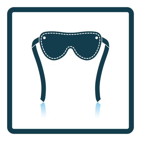 eyes  bandage icon. Shadow reflection design. Vector illustration.のイラスト素材