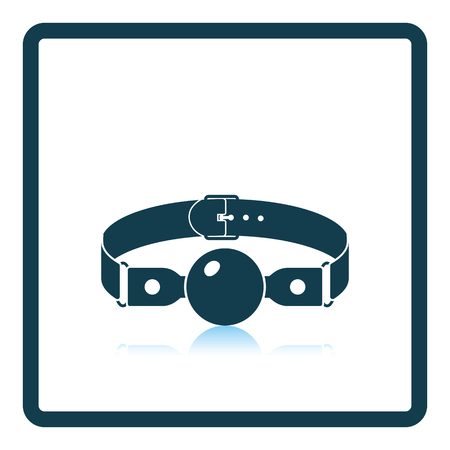 Sex gag icon. Shadow reflection design. Vector illustration.のイラスト素材