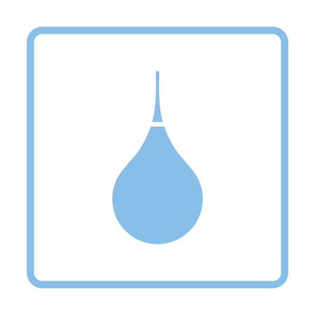 Enema icon. Blue frame design. Vector illustration.のイラスト素材