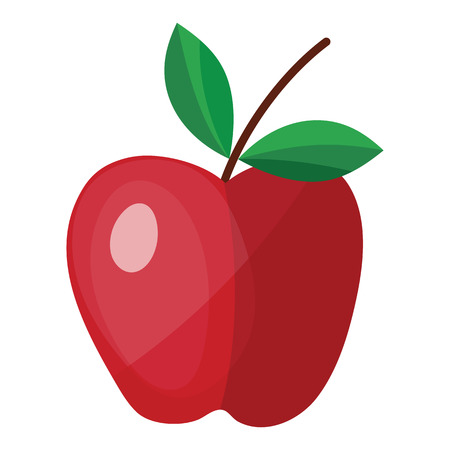 Flat design icon of Apple in ui colors. Vector illustration.のイラスト素材