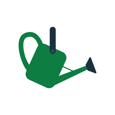 Watering can icon. Flat color design. Vector illustration.のイラスト素材