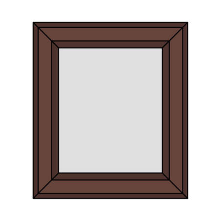 Picture Frame Icon. Editable Outline With Color Fill Design. Vector Illustration.のイラスト素材