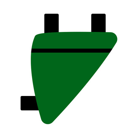 Bike Saddle Bag Icon. Flat Color Design. Vector Illustration.のイラスト素材