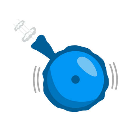 April Fool's Day Icon. Sound pillow. Flat Color Design Vector Illustration.のイラスト素材