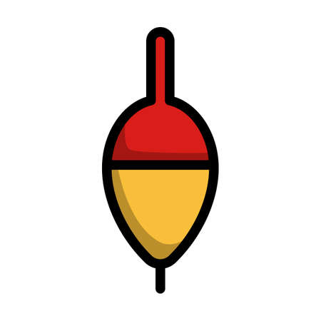 Icon Of Float. Editable Bold Outline With Color Fill Design. Vector Illustration.のイラスト素材