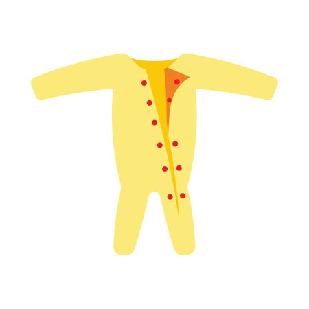 Baby shirt Icon. Flat Color Design. Vector Illustration.のイラスト素材