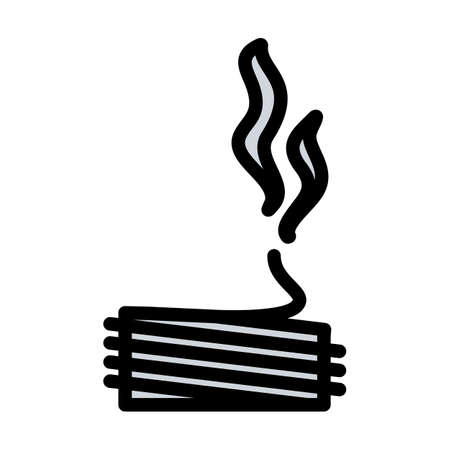 Solder Wire Icon. Editable Bold Outline With Color Fill Design. Vector Illustration.のイラスト素材
