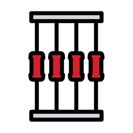 Resistor Tape Icon. Editable Bold Outline With Color Fill Design. Vector Illustration.のイラスト素材