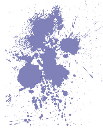 Abstract grunge design. Violet grunge banner in Very Peri color. vector illustration.のイラスト素材