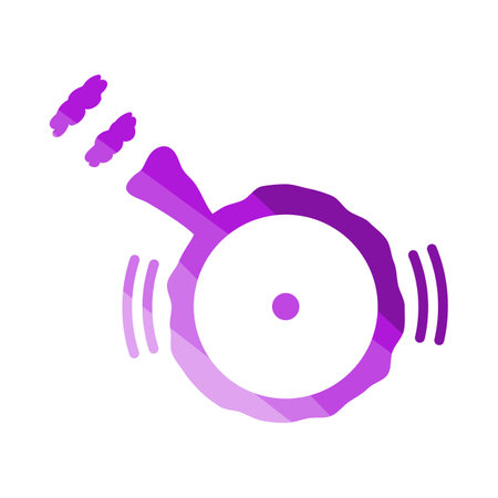 April Fool's Day Icon. Flat Color Ladder Design. vector illustration.のイラスト素材