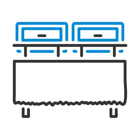 Icon Of Chafing Dish. Editable Bold Outline With Color Fill Design. Vector Illustration.のイラスト素材