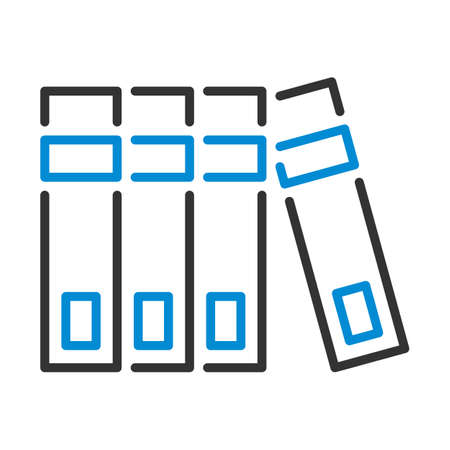 Code Of Laws Icon. Editable Bold Outline With Color Fill Design. Vector Illustration.のイラスト素材