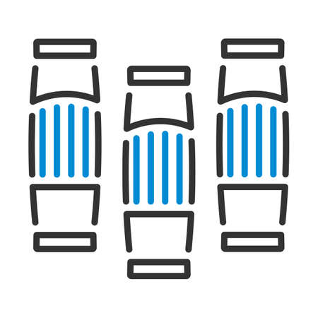 Spaghetti Package Icon. Editable Bold Outline With Color Fill Design. vector illustration.のイラスト素材
