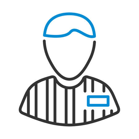 Prisoner Icon. Editable Bold Outline With Color Fill Design. Vector Illustration.のイラスト素材