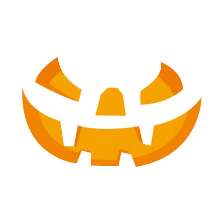 Happy halloween theme pumpkin element for making great design. vector illustration.のイラスト素材