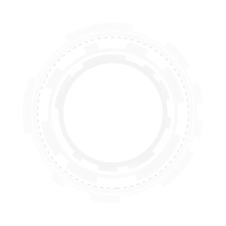 techno element. digital style circle. vector illustration.のイラスト素材