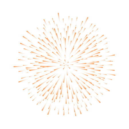 Firework element. Vector Illustration.のイラスト素材