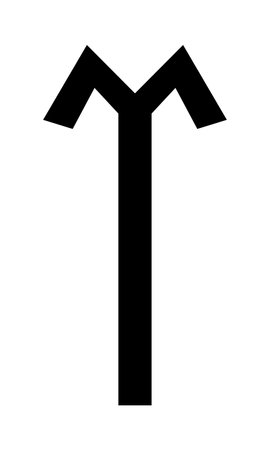 Egyptian hieroglyph element. Helps create an historicaal aaand trvel designs. Vector illustration.のイラスト素材