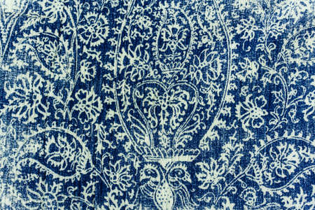 Seamless pattern from fabric as a backgroundの写真素材