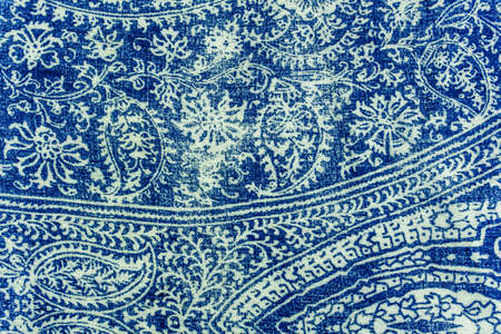 Seamless pattern from fabric as a backgroundの写真素材