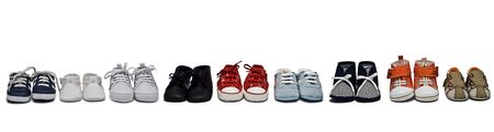 A baby shoes collection.
