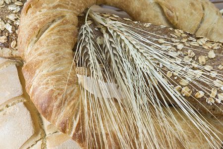 Still life about bread.