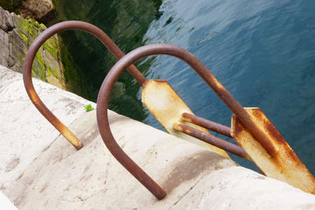 Staircase in the portの写真素材