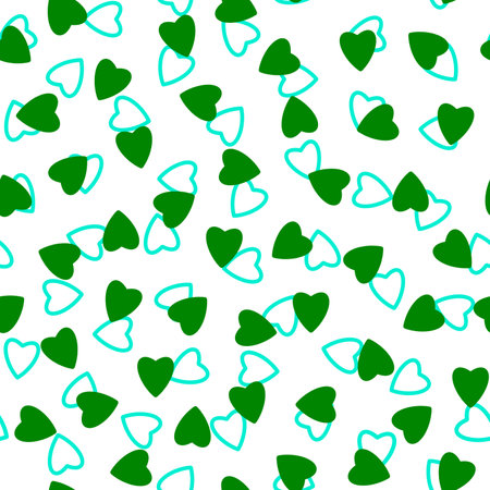 Simple heart seamless pattern, endless chaotic texture made of tiny heart silhouettes.Valentines,...