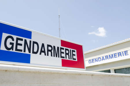 gendarmerie, french policeの写真素材