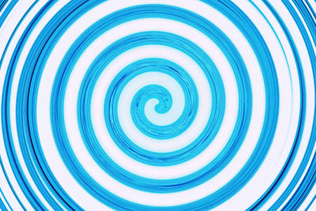 A colorful spiral. A spiral of blue color.