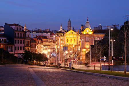 Porto / Portugal; 01/20/2017. Santo Ant?nio dos Congregados Church and Porto - S?o Bento Railway...