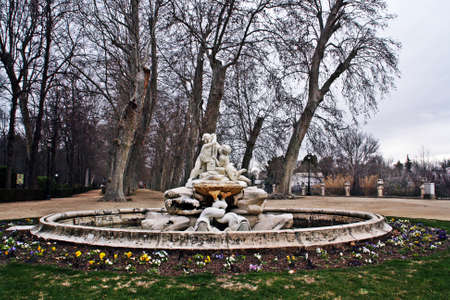 Apothecary´s fountain in Aranjuez, Spain.の写真素材