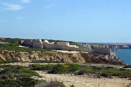 Fortress of Beliche in the south of Portugal. Cape of San Vicente, Sagres, Algarve, Portugal.の写真素材