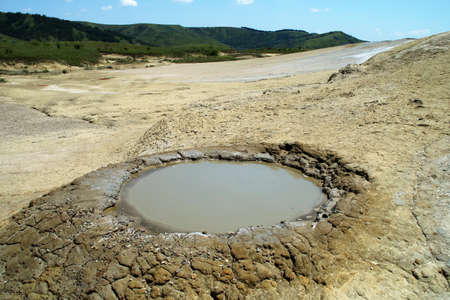 Mud volcanoes (Romanian: Vulcanii Noroiosi) from Berca in Romania. It is a protected geological...