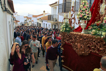 El Granado, Spain; 11 25 2017. Celebration of the festivities of Santa Catalina (Saint Catherine) in...
