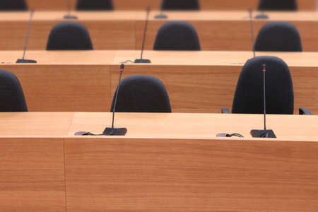 Empty government, conference and meeting room.の写真素材