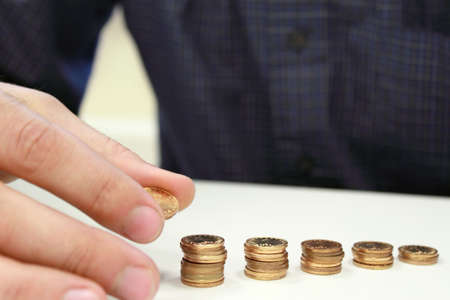 coins.  money growth の写真素材
