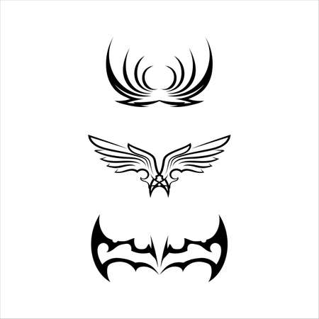 Falcon Logo Template vector illustration designのイラスト素材