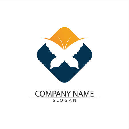 Beauty Butterfly Vector icon designのイラスト素材