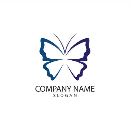 Beauty Butterfly Vector icon designのイラスト素材