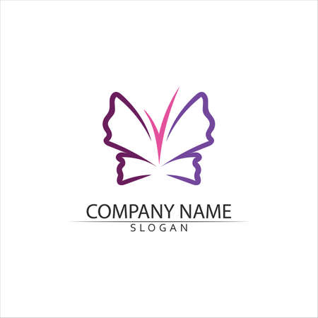 Beauty Butterfly Vector icon designのイラスト素材