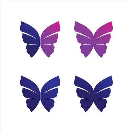 Beauty Butterfly Vector icon designのイラスト素材