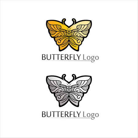 Beauty Butterfly Vector icon designのイラスト素材