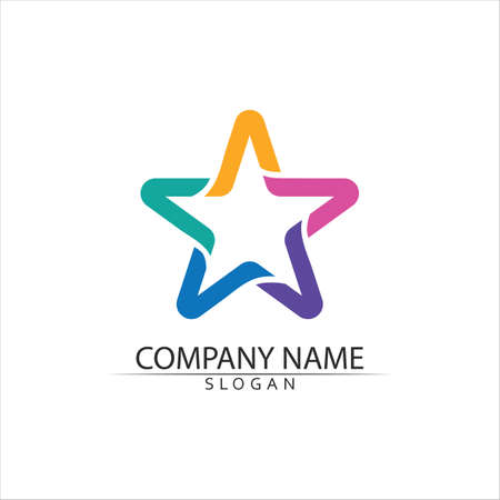 Star icon Template vector illustration designのイラスト素材