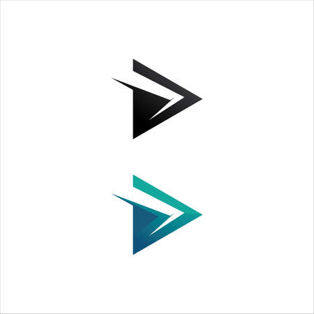 Arrow vector illustration icon Logo Template design
