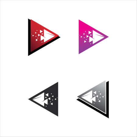 Arrow vector illustration icon Logo Template designのイラスト素材