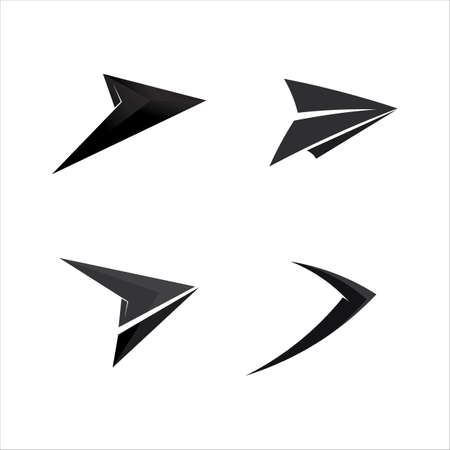 Arrow vector illustration icon Logo Template designのイラスト素材