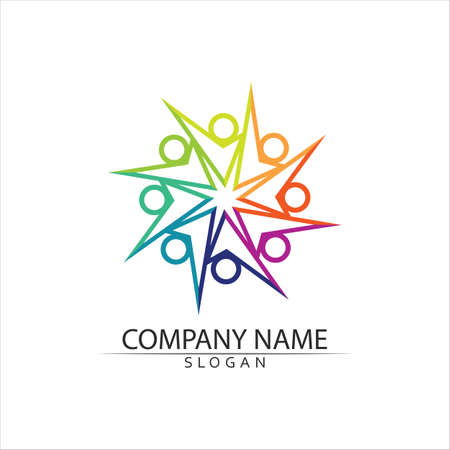 People Icon work group Vector illustration designのイラスト素材