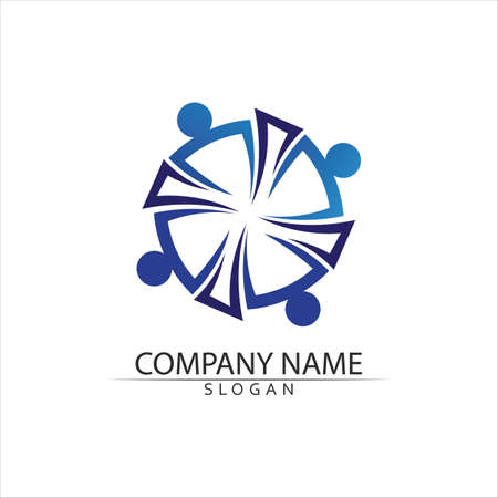 People Icon work group Vector illustration designのイラスト素材