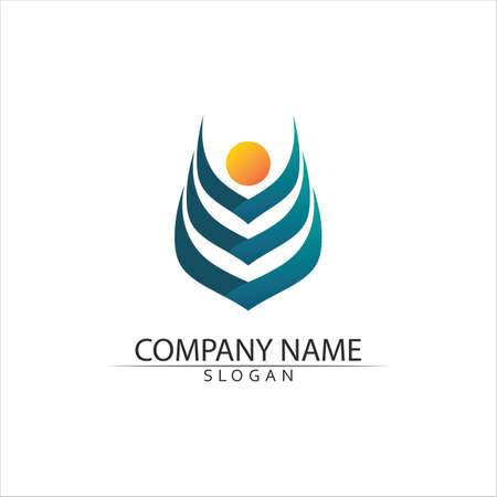 Community people care logo and symbols templateのイラスト素材